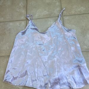 Forever 21 Lavender Satin Tank Top
